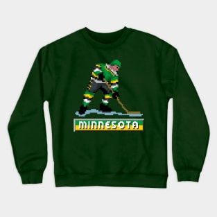 Retro Minnesota Hockey Crewneck Sweatshirt